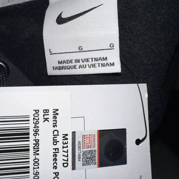 Nike Coach Prime Hoodie Sweatshirt Black Deion Sanders Mens Size Large Pockets - Picture 6 of 6